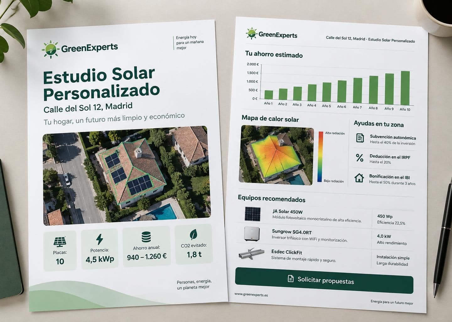 Tu estudio solar completo, en PDF